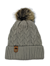 Load image into Gallery viewer, Chunky Knit Toque with Pom Pom
