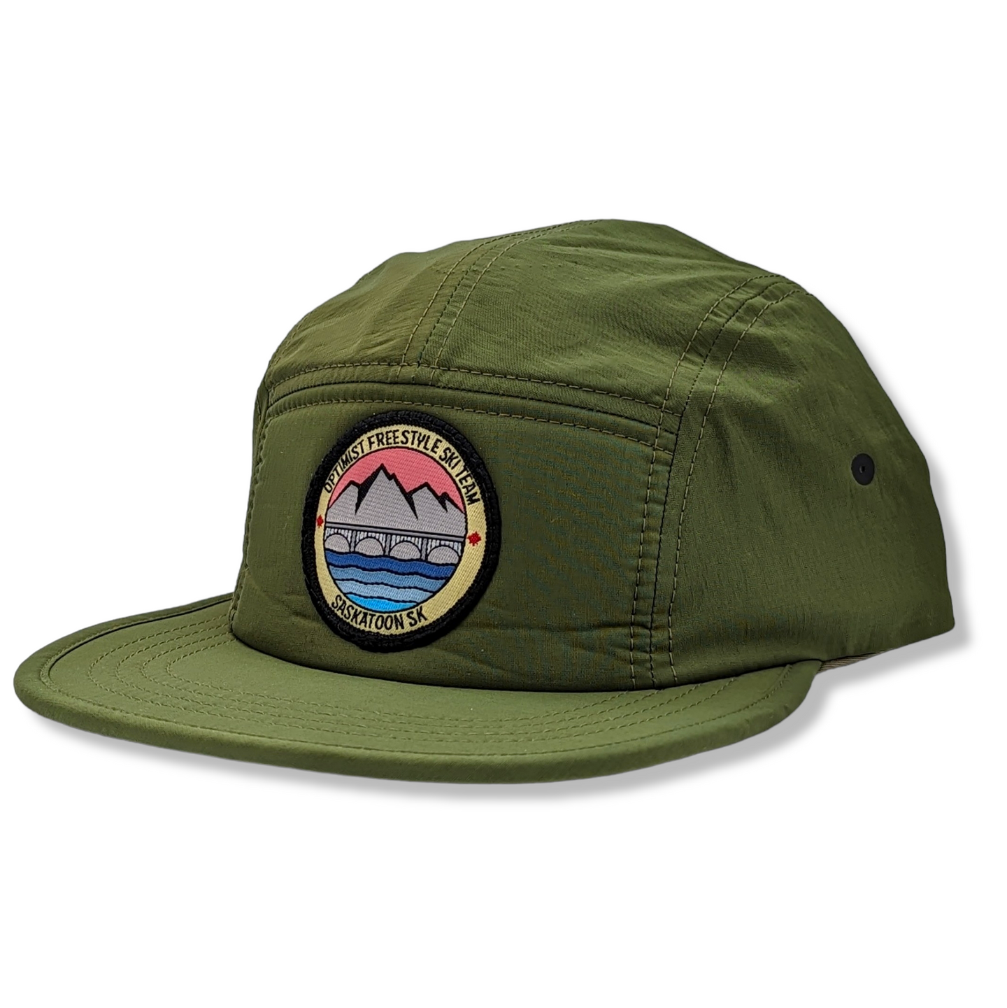 Optimist Freestyle Camp Hat - Olive Green